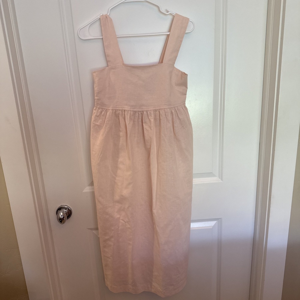 NWT Side Pocket Serena Babydoll Dress Rushing In Pink Size Small. MSRP $60